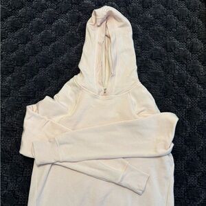 Athleta Light Pink Fleece Hoodie